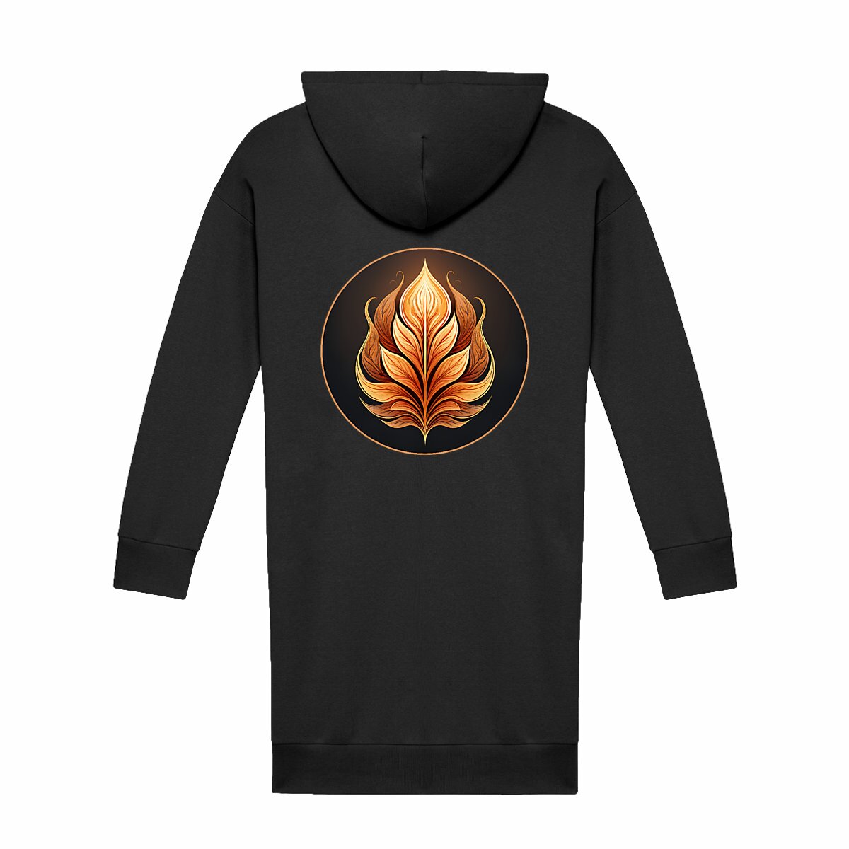 Fire heart - Hoodie dress