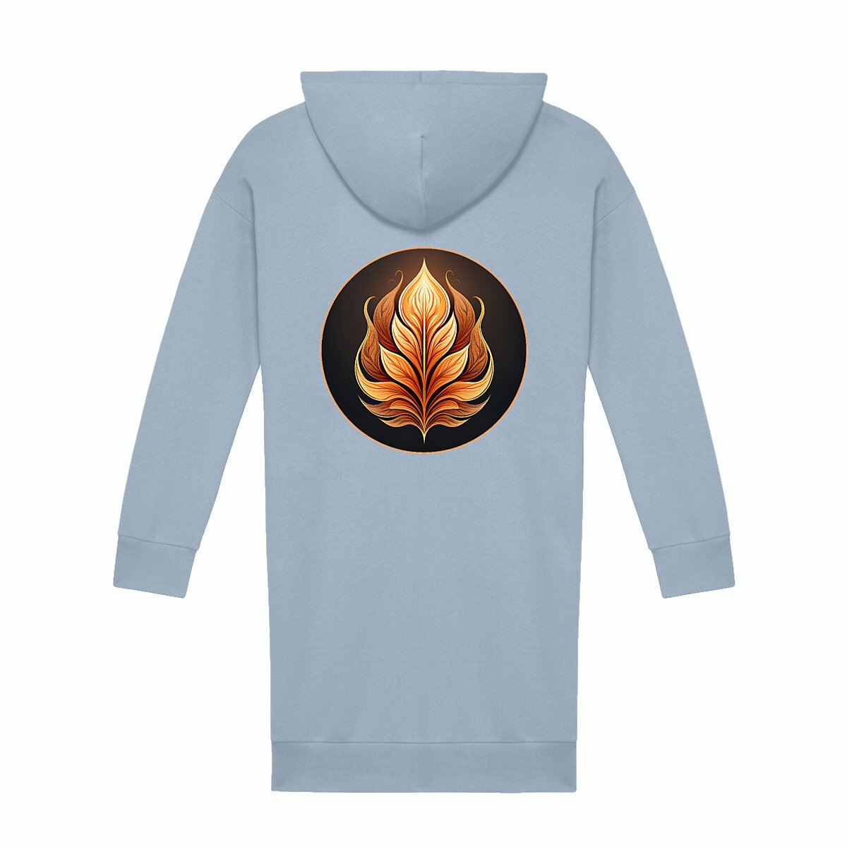 Fire heart - Hoodie dress