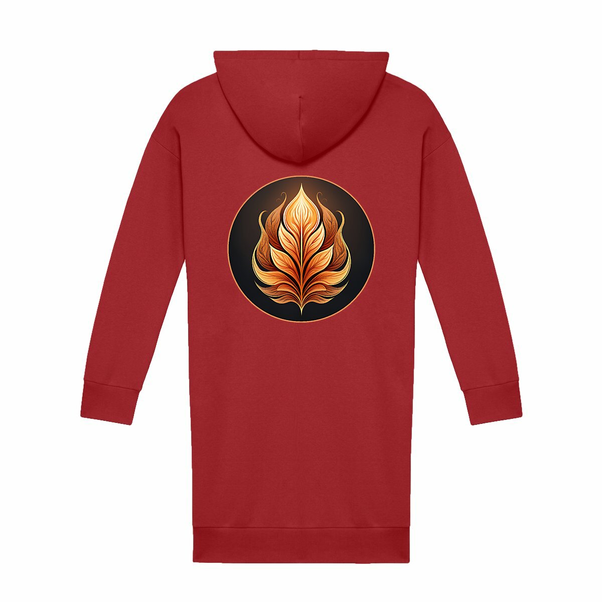 Fire heart - Hoodie dress
