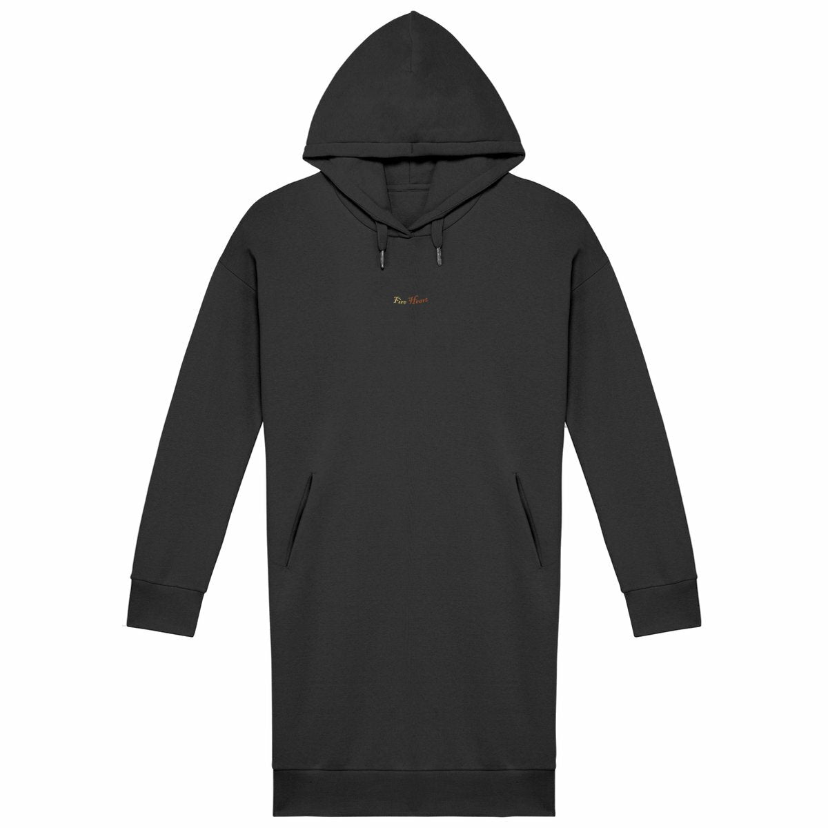 Fire heart - Hoodie dress