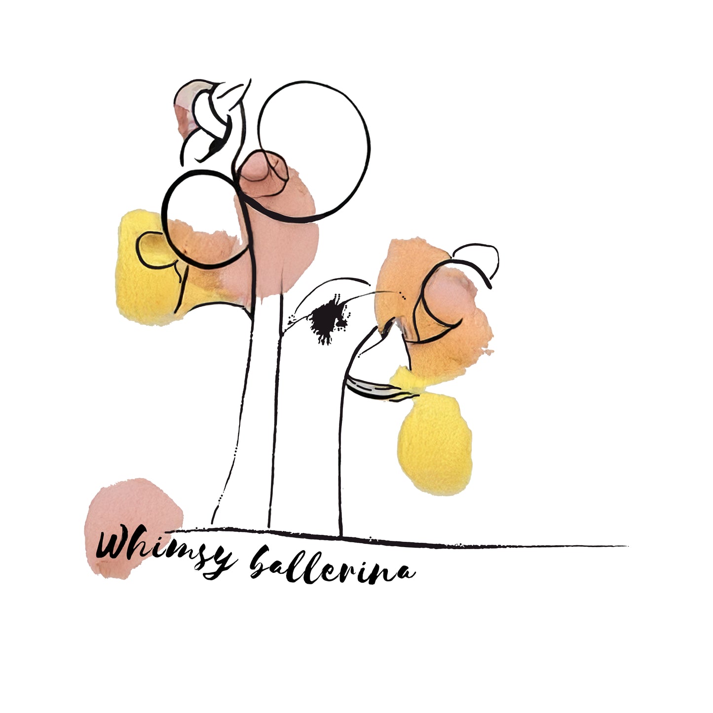 Whimsy Ballerina - Crop Hoodie