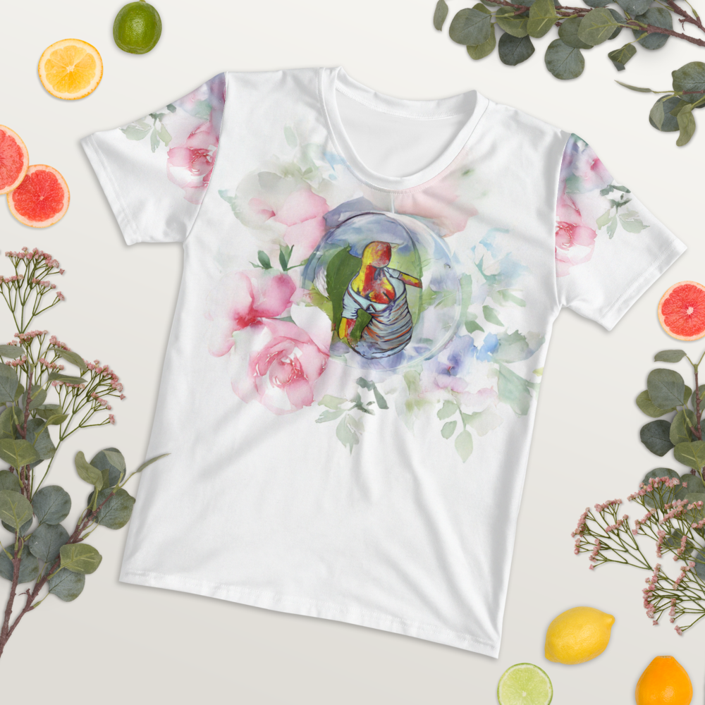 Lad blomster komme - T-shirt til kvinder