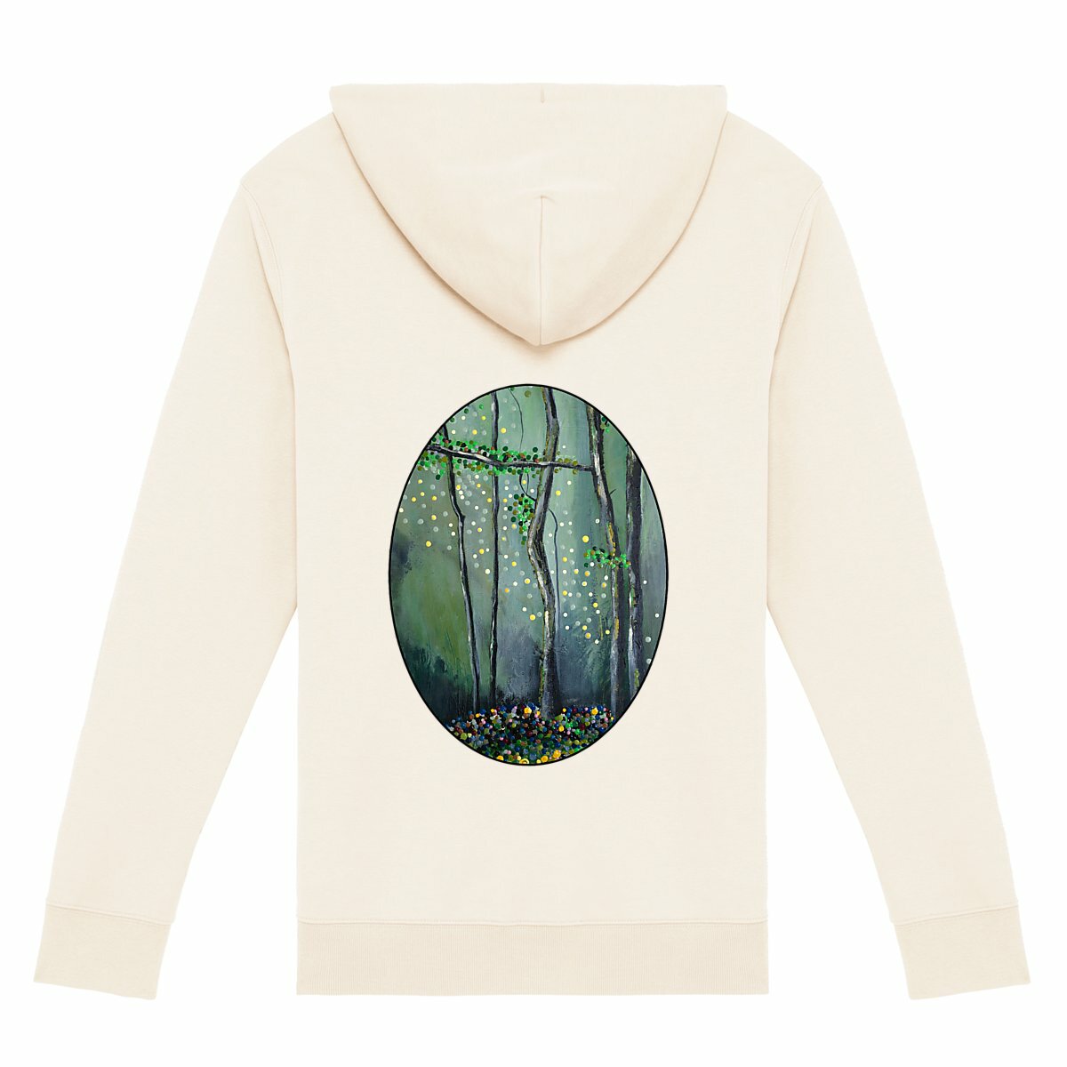 Spring forest - Unisex Zip Hoodie