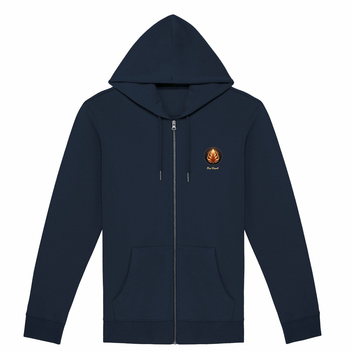Fire Heart - Zip Hoodie