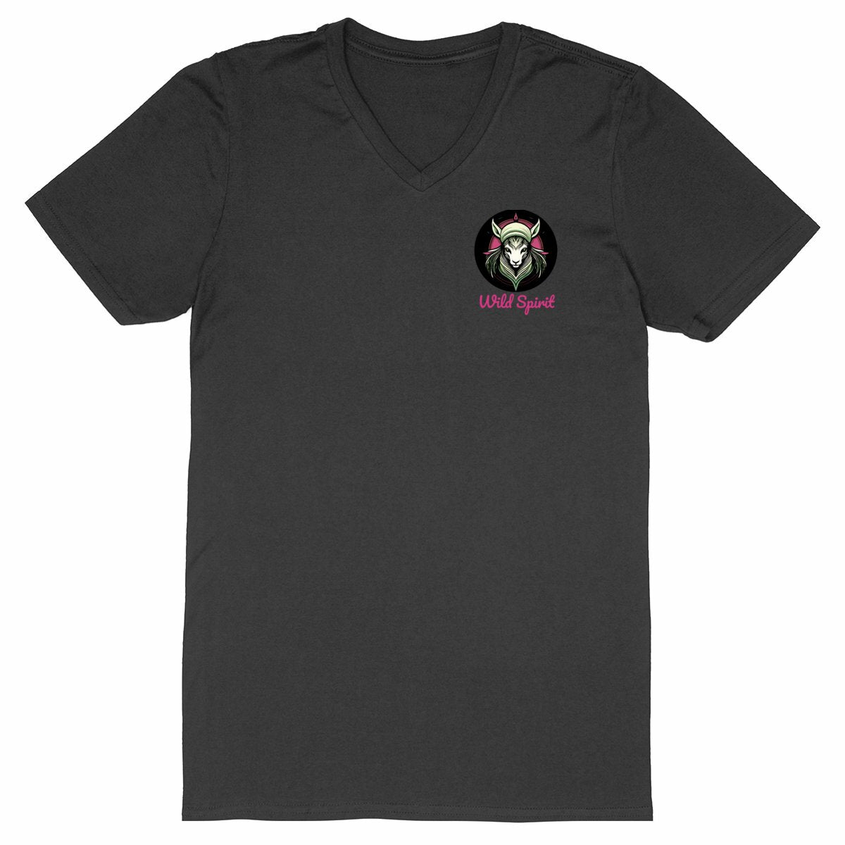 Wild Spirit - Mens- V-neck T-shirt