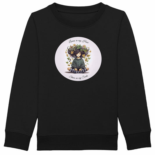 Leaves in my Hair - Kids Heavyweight Sweatshirt