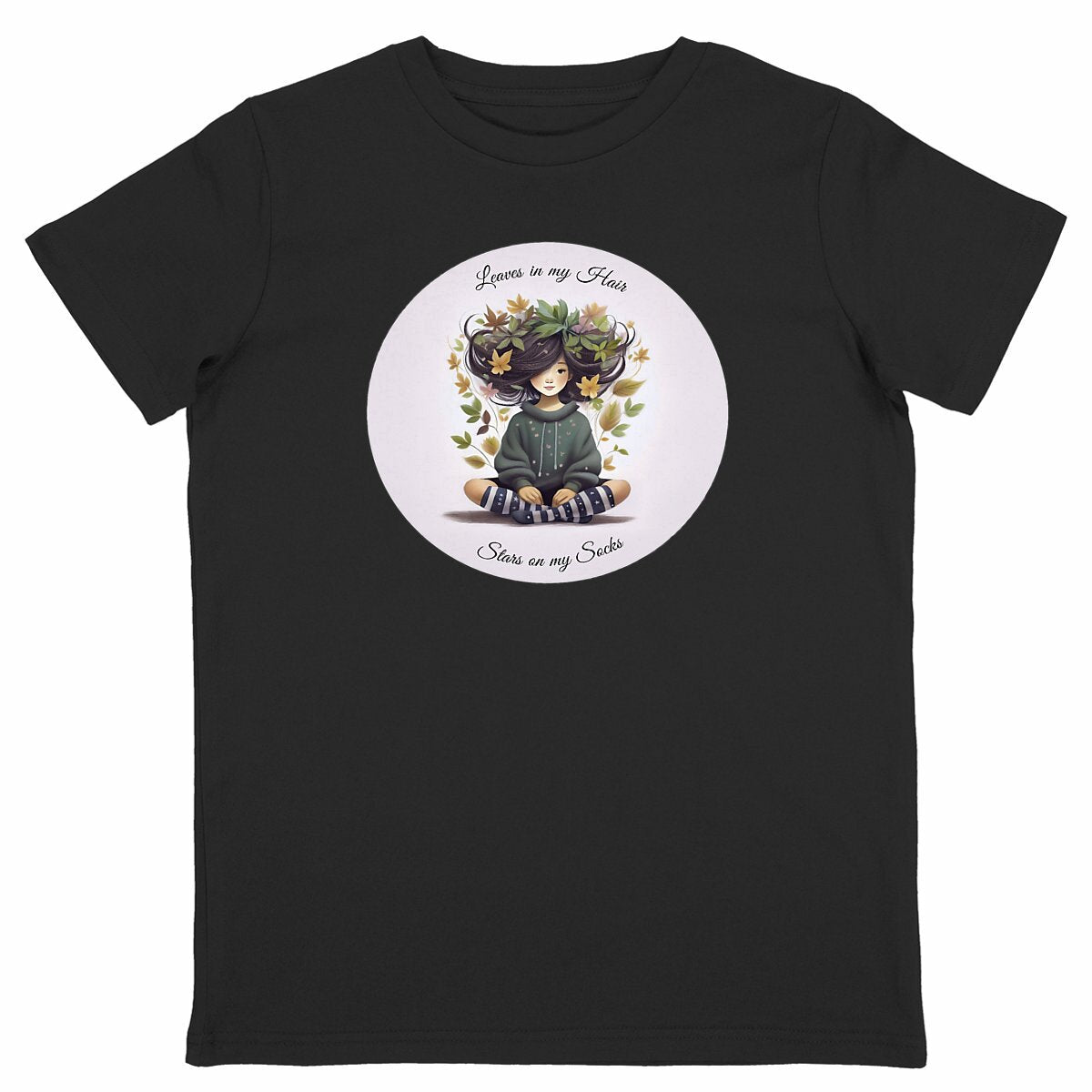 Leaves in my Hair - Lightweight Kids T-shirt