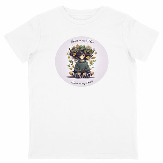 Leaves in my Hair - Lightweight Kids T-shirt